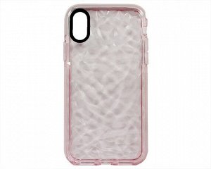 Чехол iPhone X/XS Алмаз 3D (розовый)
