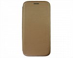 Чехол книжка Samsung G980F Galaxy S20 2020 Flip SoftTouch (золотой)