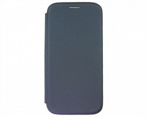 Чехол книжка Samsung G980F Galaxy S20 2020 Flip SoftTouch (темно-синий)
