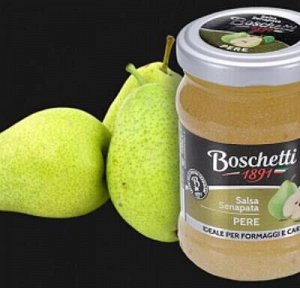 Горчица фруктовая соус для сыров ГрушаТМ "Boschetti " 120 гр