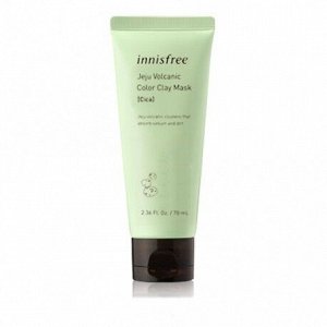 Innisfree Jeju Volcanic Color Clay Mask Cica Регенерирующая маска с экстрактом центеллы 70мл