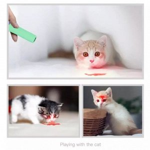 Лазерная игрушка с проекцией для кошек