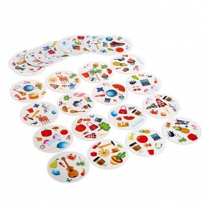 Лас Играс KIDS Настольная игра «Дуббль. Играют все», 55 пластиковых карточек