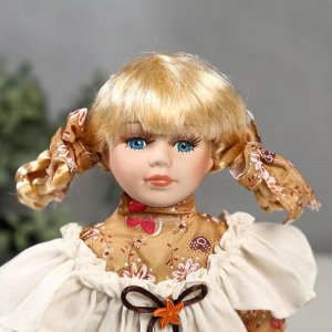 Кукла коллекционная керамика "Соня в сарафанчике" 30 см