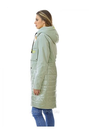 Женское пальто Grace Snow 5021_023 Фисташка
