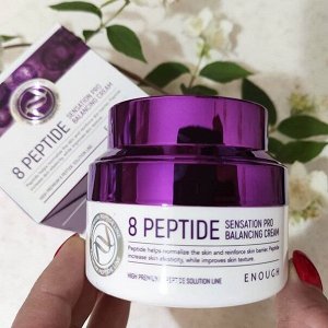 Антивозрастной крем  Enough на основе 8 пептидов 8 Peptide Sensation Pro Balancing Cream 50мл