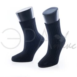 Мужские носки зимние "Караван" Шерсть Черный