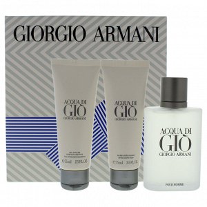 ACQUA  DI GIO men set (50edt+75 a/s balm +75 sh/g)набор