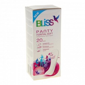 Прокладки гигиенические с доп. защитой впитывания Bliss Panty Normal Soft, 20 шт