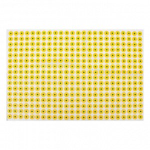 Аппликатор «Кузнецова», 384 колючки, спанбонд, 50x75 см, жёлтый.