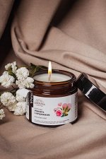 Аромасвеча с афродизиаками &quot;Роза и иланг-иланг&quot;