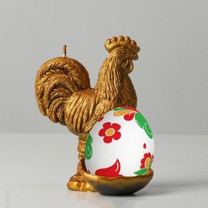 Свеча-подставка для яйца "Бронзовый петух"