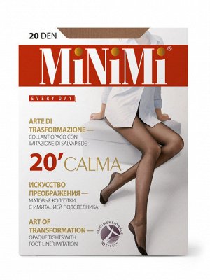 CALMA 20 (MINIMI) /10/100/ колготки с имитацией подследника