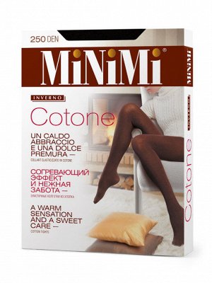 COTONE250 (MINIMI) /1/40/ теплые эластичные колготки из хлопка