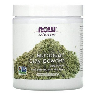 Now Foods, Solutions, European Clay Powder, 397 г (14 унций)