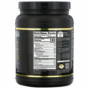 California Gold Nutrition, 100-ный изолят сывороточного протеина, без добавок, 454 г (16 унций)