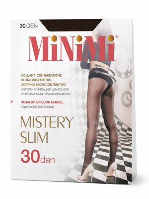 MISTERY SLIM 30 (MINIMI) /1/60/ колготки с имитацией шва по ноге и утягивающими трусиками