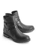 Ботинки женские демисезонные, черный кожа