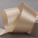 Лента атласная, 50 мм * 23 ± 1 м, цвет бежевый №67