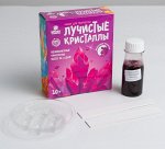 Набор для творчества «Лучистые кристаллы», цвет фиолетовый