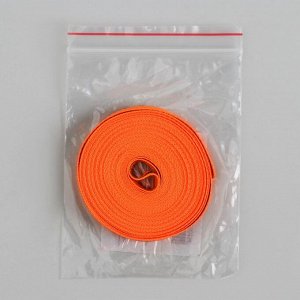 Арт Узор Светоотражающая лента стропа, 10 мм, 5 ± 1 м, цвет оранжевый