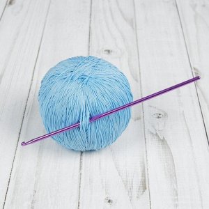 Крючок для вязания, d = 3 мм, 15 см, цвет МИКС