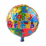 Фольгированный шар 18&quot; &quot;Нappy Birthday. Конфетти&quot;