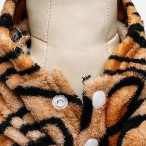 Куртка "Тигрёнок" с капюшоном, размер L (ДС 35 см, ОГ 45 см, ОШ 35 см)
