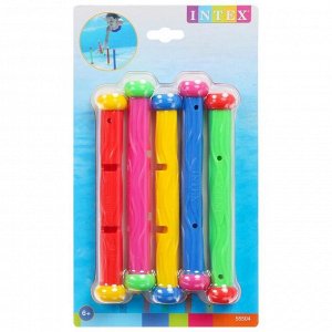Палочки для подводной игры, 5 цветов в наборе, от 6 лет, 55504 INTEX