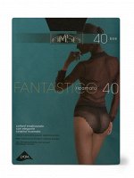 Fantastico 40 (Omsa) /10/50/ эластичные колготки, с ажурными трусиками