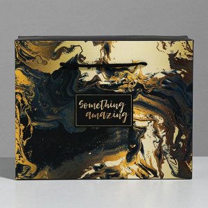 Пакет—коробка Something amazing, 23 ? 18 ? 11 см