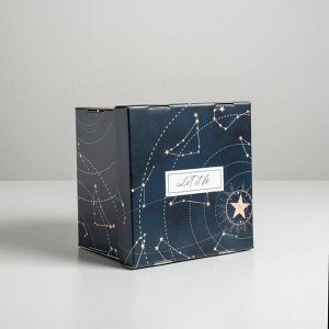 Коробка складная «Космос», 22 х 22 х 15 см