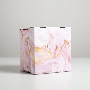 Коробка складная «Текстуры», 22 х 22 х 15 см