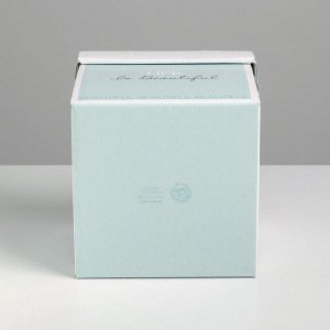 Коробка складная «Нежность», 15 х 15 х 15 см