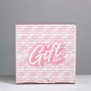 Коробка?пенал Gift box, 15 ? 15 ? 7 см
