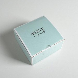 Коробка сборная Believe, 15 ? 15 ? 7 см