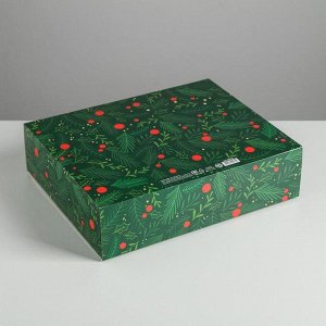 Складная коробка подарочная «С новым годом», 31 ? 24,5 ? 9 см