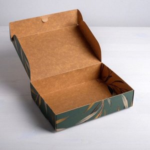 Коробка складная крафтовая Present, 21 ? 15 ? 5 см