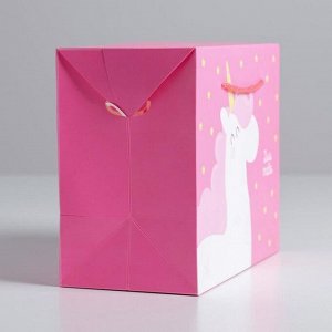 Пакет–коробка «Для тебя», 23 ? 18 ? 11 см