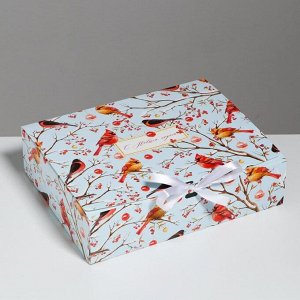 Складная коробка подарочная «Волшебного нового года», 31 ? 24,5 ? 9 см