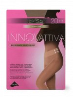 Innovattiva 20 (Omsa) /5/30/ прозрачные колготки  с бесшовными шортиками,  широкий регулируемый пояс