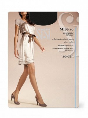 Miss 20 (Sisi) /10/ эластичные прозрачные колготки с шортиками