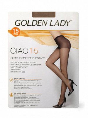 Ciao 15 (Golden Lady) /100/10/ тонкие эластичные колготки с шортиками