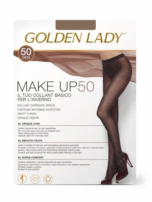 GOLDEN LADY MAKE UP 50 DEN  Колготки женские плотные непрозрачные с лайкрой