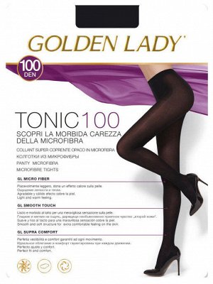 Tonic100 (Golden Lady)/50/5/ супер плотные эластичные колготки из микрофибры , с ластовицей