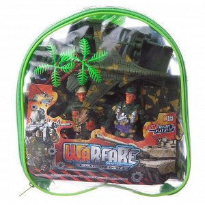 Набор игровой военный Junfa Солдатики, военная техника, акссесуары, в сумке48