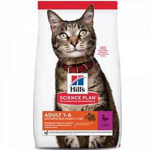 Hill's SP Feline Adult OptC Duck д/кош Оптим.уход Утка 1,5кг