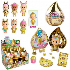 Кукла IMC Toys Cry Babies Magic Tears GOLDEN EDITION Плачущий младенец с домиком и аксессуарами 7 видов, дисплей 12 шт840