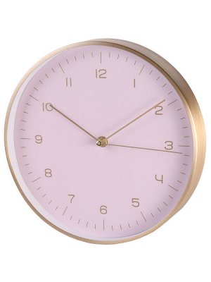 Часы настенные кварцевые Розовые, 24,8x4