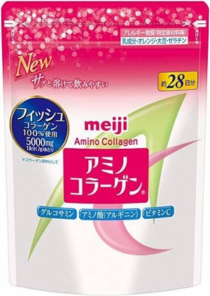 Амоно-Коллаген Meiji Amino 5000 mg в мягкой упаковке 214g
